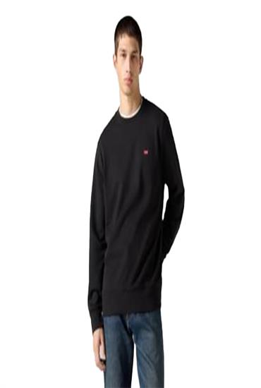NON GRAPHIC SWEATSHIRT-MINERAL BLACK FRENCH TERRY